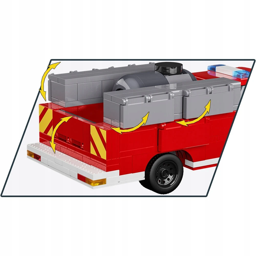 COBI-24612 RAM 3500 FIRE TRUCK 358 CLASS blokeliai.