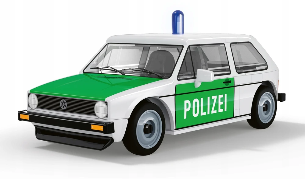 Cobi Kaladėlės Volkswagen Golf 1974 policijos modelis 1:35