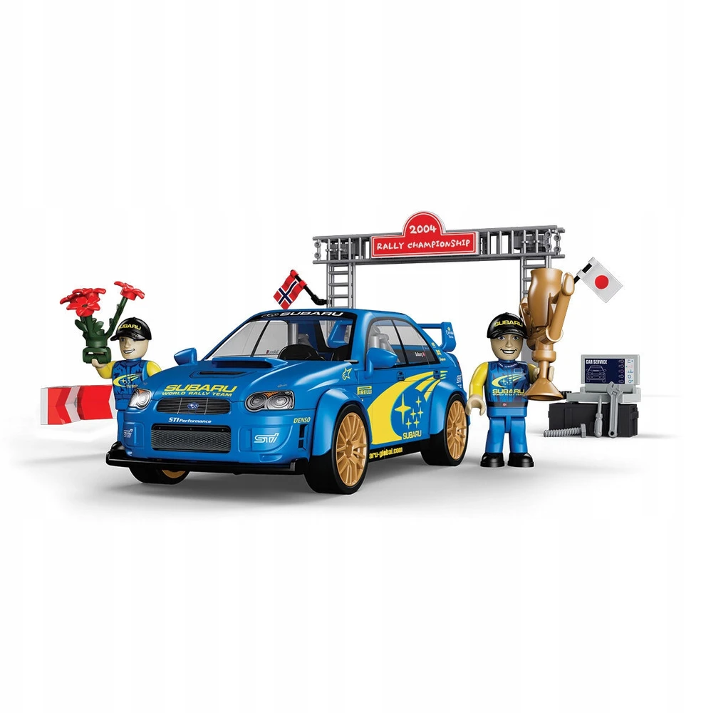 Cobi Kaladėlės Subaru Impreza WRC 2004 modelis 1:35 su figūrėlėmis