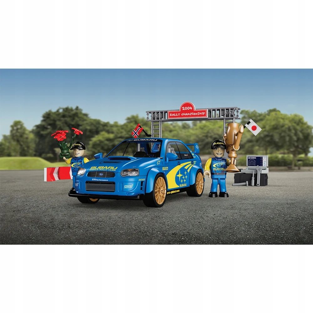 Cobi Kaladėlės Subaru Impreza WRC 2004 modelis 1:35 su figūrėlėmis