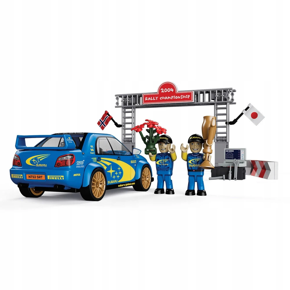 Cobi Kaladėlės Subaru Impreza WRC 2004 modelis 1:35 su figūrėlėmis