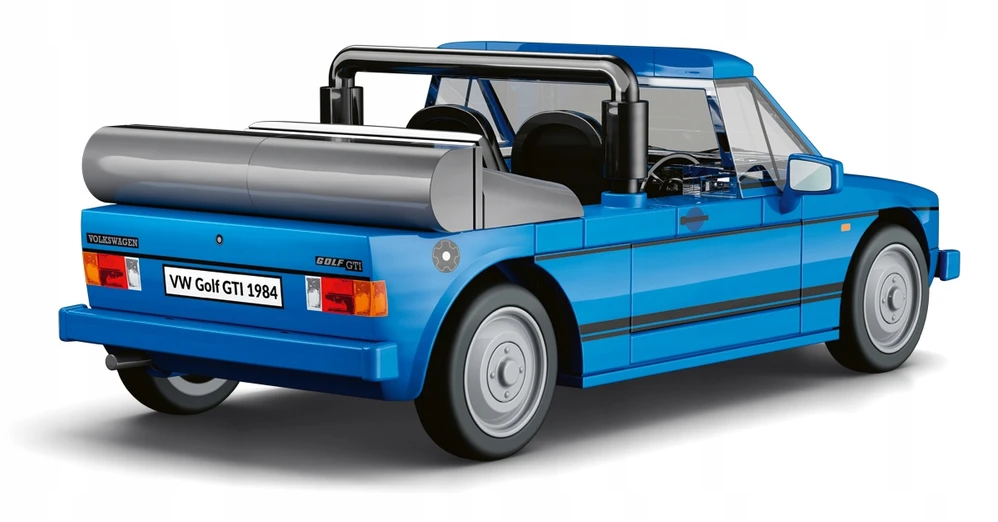 Cobi Kaladėlės Volkswagen Golf GTI British Version Cabriolet 1984 1:35