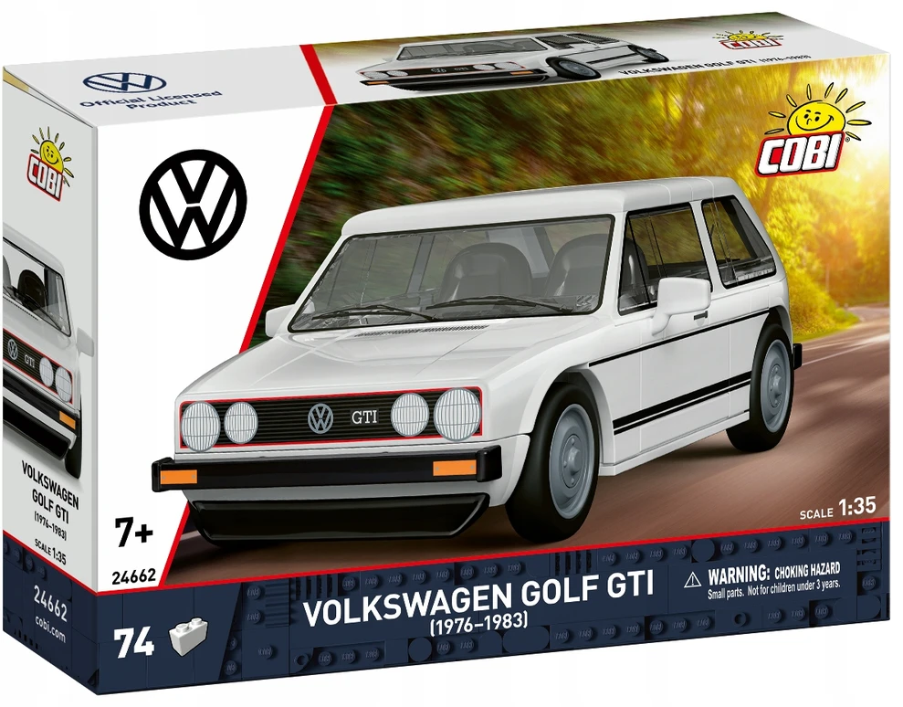 Cobi Kaladėlės Volkswagen Golf GTI 1976-1983 74 detalės
