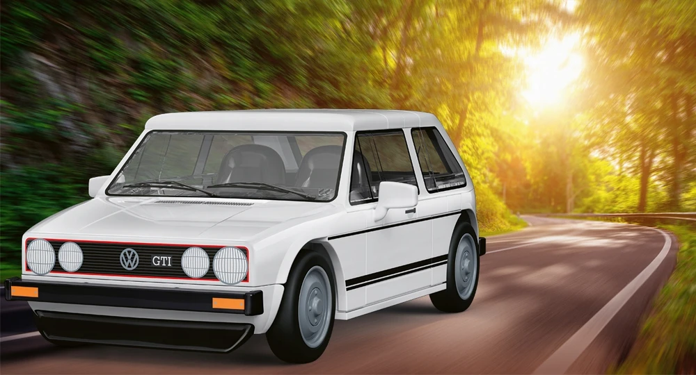 Cobi Kaladėlės Volkswagen Golf GTI 1976-1983 74 detalės