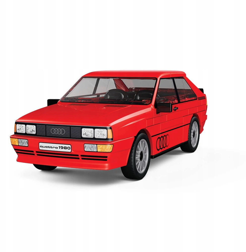 Cobi Kaladėlių rinkinys Audi Quattro 1980 raudonas 1:35