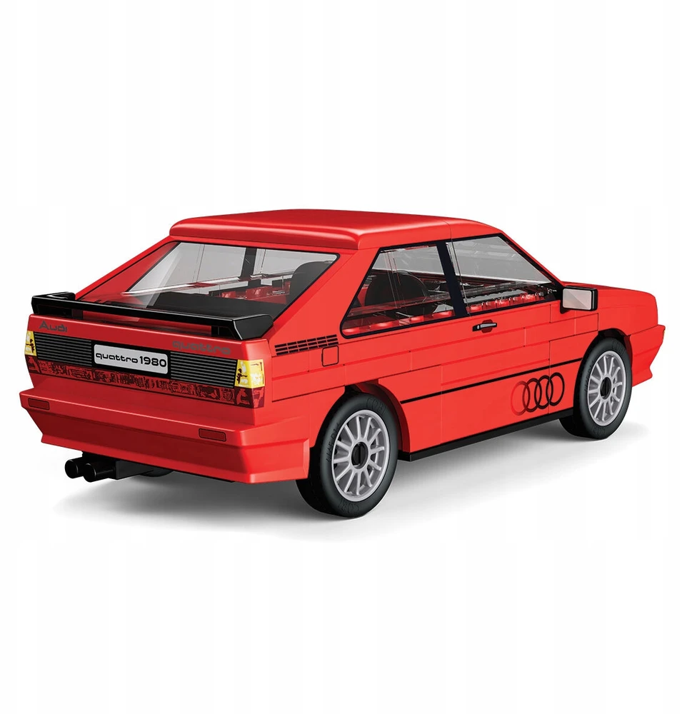 Cobi Kaladėlių rinkinys Audi Quattro 1980 raudonas 1:35