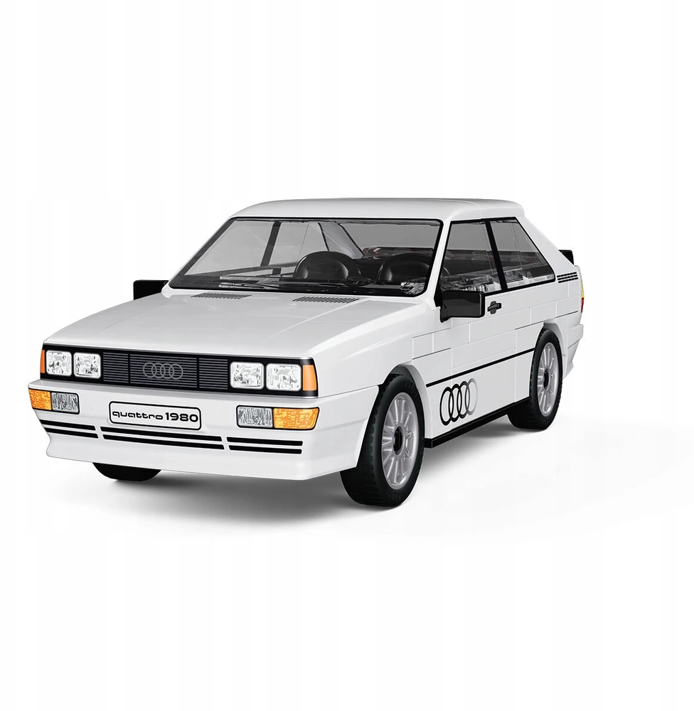 Cobi Kaladėlių rinkinys Audi Quattro 1980 baltas 1:35