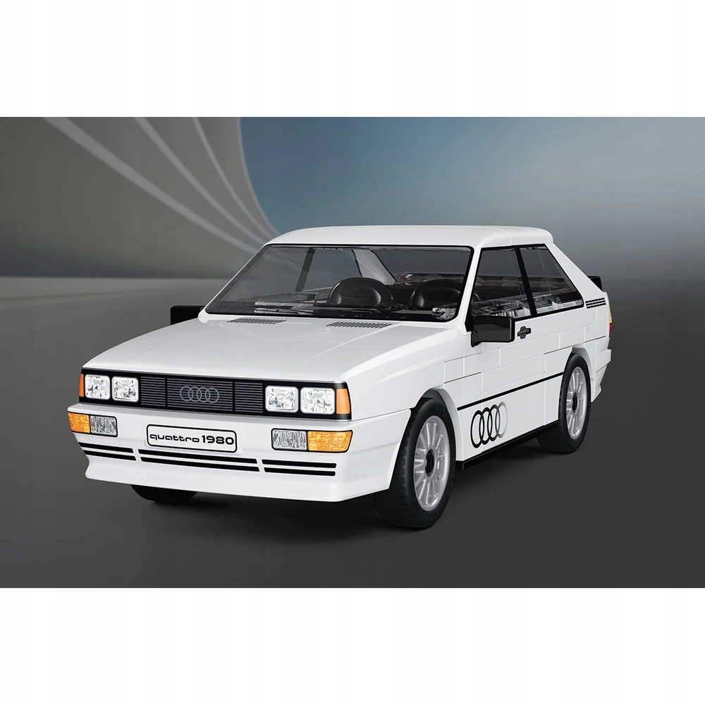 Cobi Kaladėlių rinkinys Audi Quattro 1980 baltas 1:35
