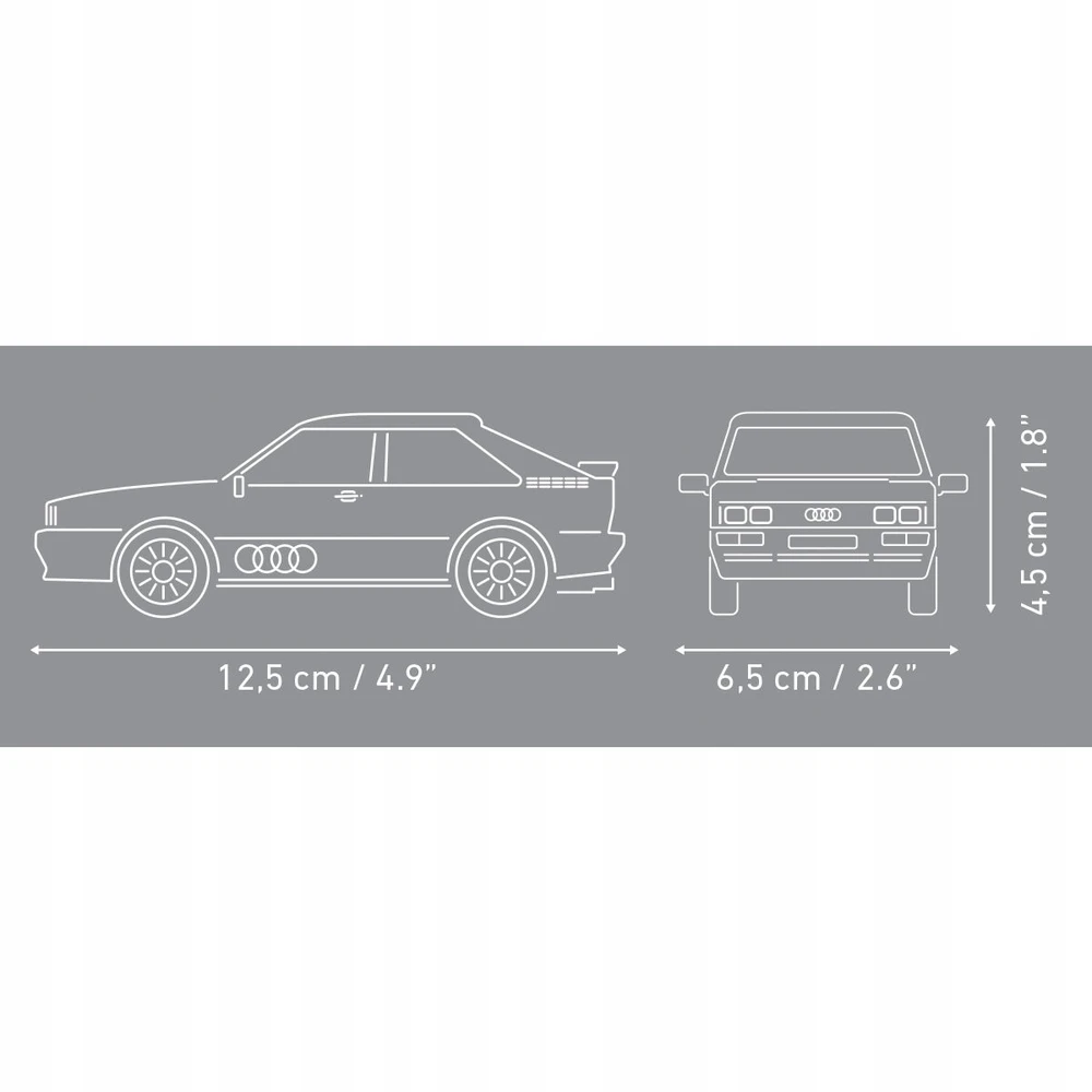 Cobi Kaladėlių rinkinys Audi Quattro 1980 baltas 1:35