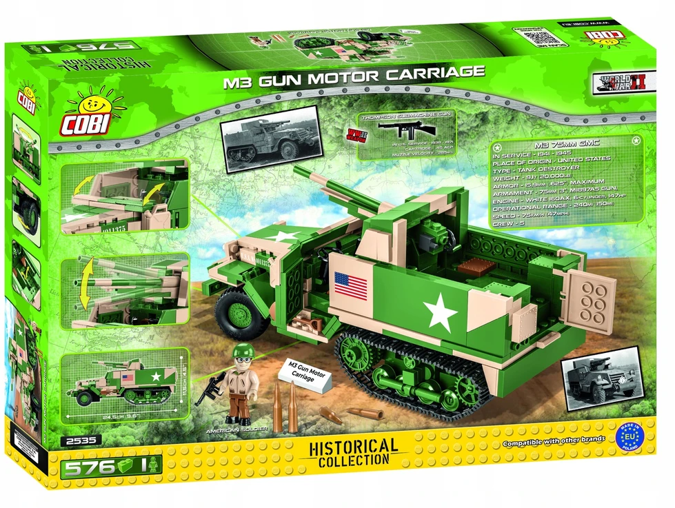 Cobi 2535 M3 Gmc Transporter Statybiniai Blokeliai