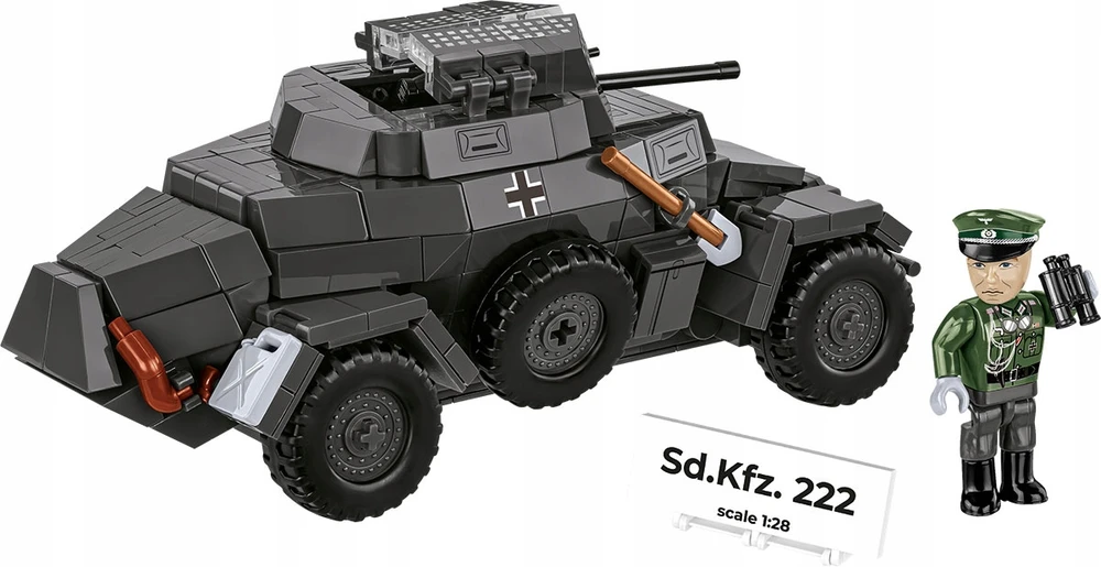 Cobi Sd.Kfz. 222 modelio konstravimo rinkinys