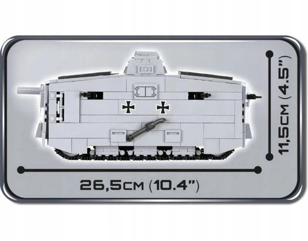 COBI 2982 VOKIETIŠKO TANGO STURMPANZERWAGEN KONSTRUKTORIUS