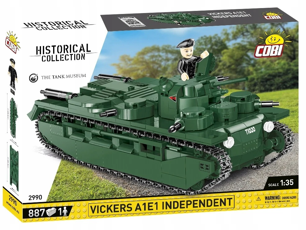 COBI 2990 Vickers A1E1 nepriklausomas bakas BLOCKI