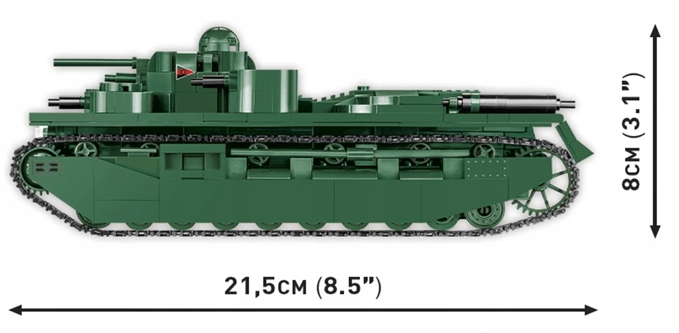 COBI 2990 Vickers A1E1 nepriklausomas bakas BLOCKI