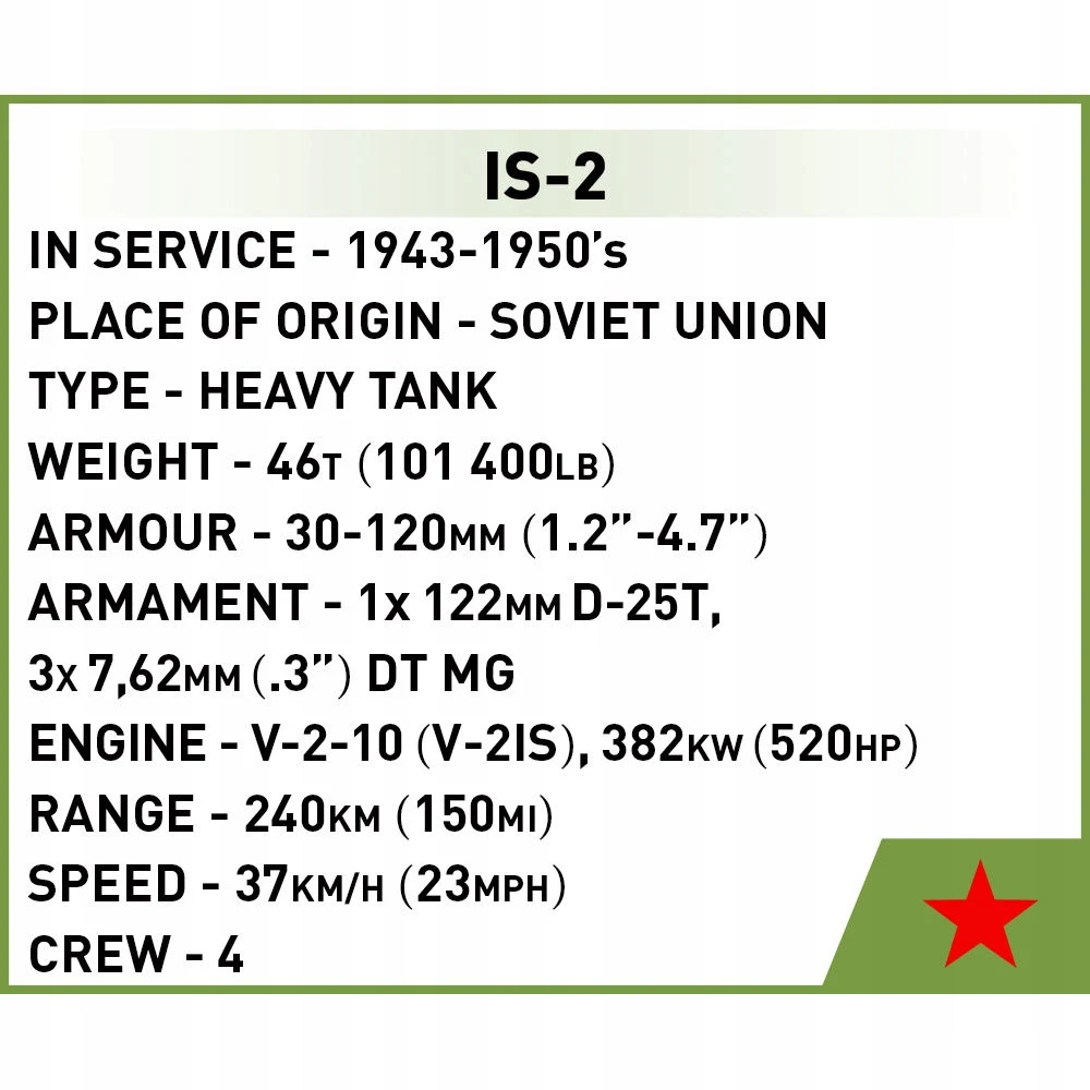 COBI-3098 blokuoja IS 2 130 KL baką.