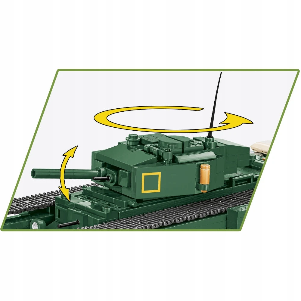 COBI-3128 HC WWII CHURCHILL MK.III 664 KL blokeliai.