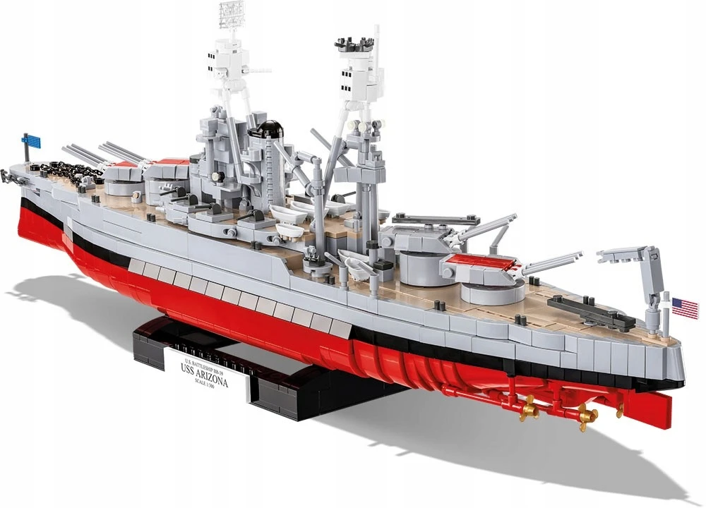 Cobi USS Arizona BB-39 Konstruktoriaus Rinkinys su 2046 Dalimis