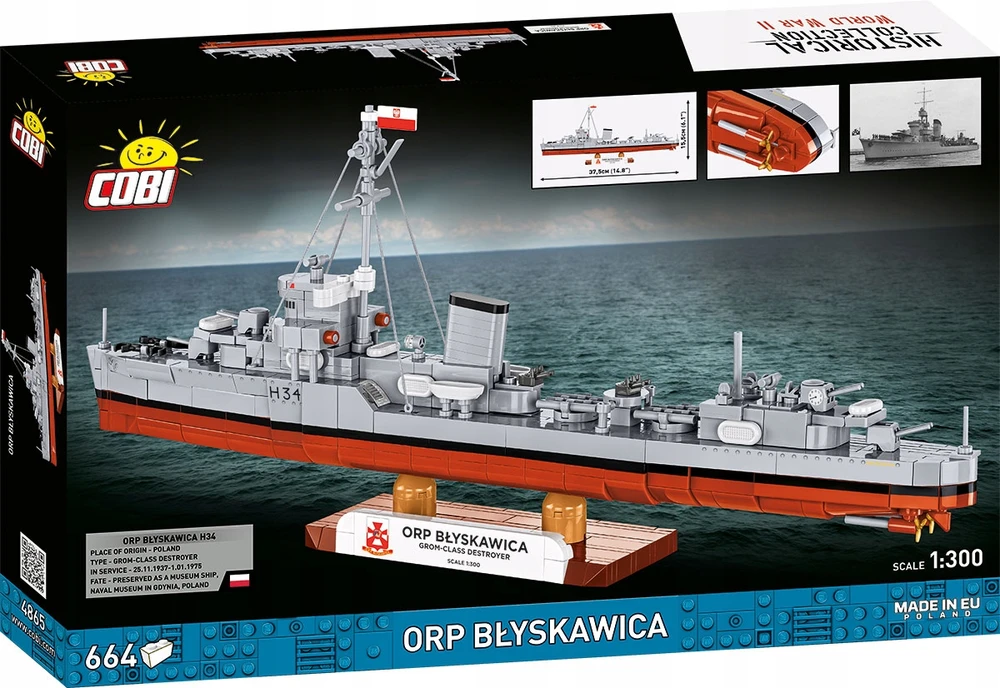 Cobi Klocki ORP žaibo blokeliai 664 vnt.