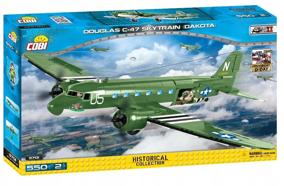 COBI 5701 Douglas C-47 Skytrain Dakota ISTORIJA