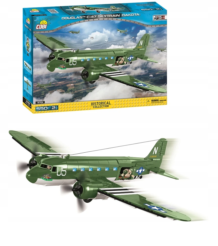 COBI 5701 Douglas C-47 Skytrain Dakota ISTORIJA
