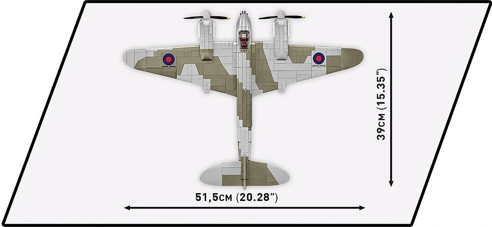 Cobi 5735 British De Havilland DH.98 Mosquito lėktuvas