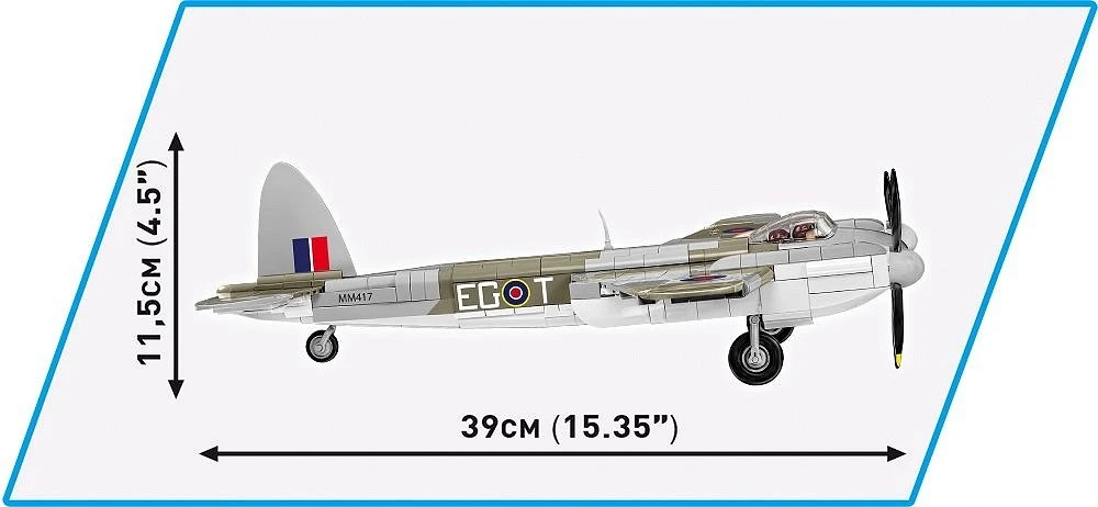 Cobi 5735 British De Havilland DH.98 Mosquito lėktuvas