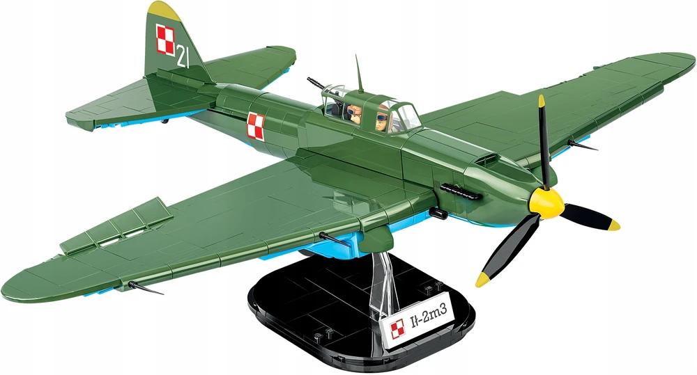 COBI 5744 BLOKAI LĖKTUVAS IL-2M3 SHTURMOVIK 625 VNT.