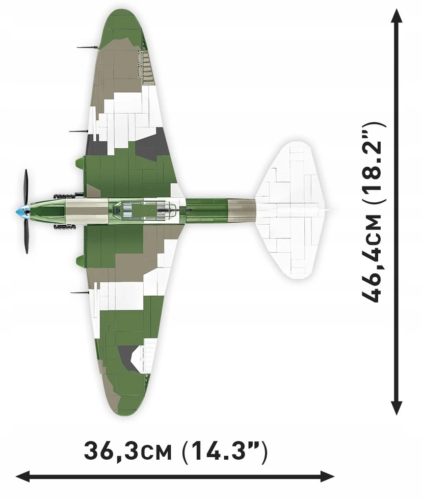 COBI 5745 BLOKAI LĖKTUVO ILYUSHIN IL-2 1943 m.