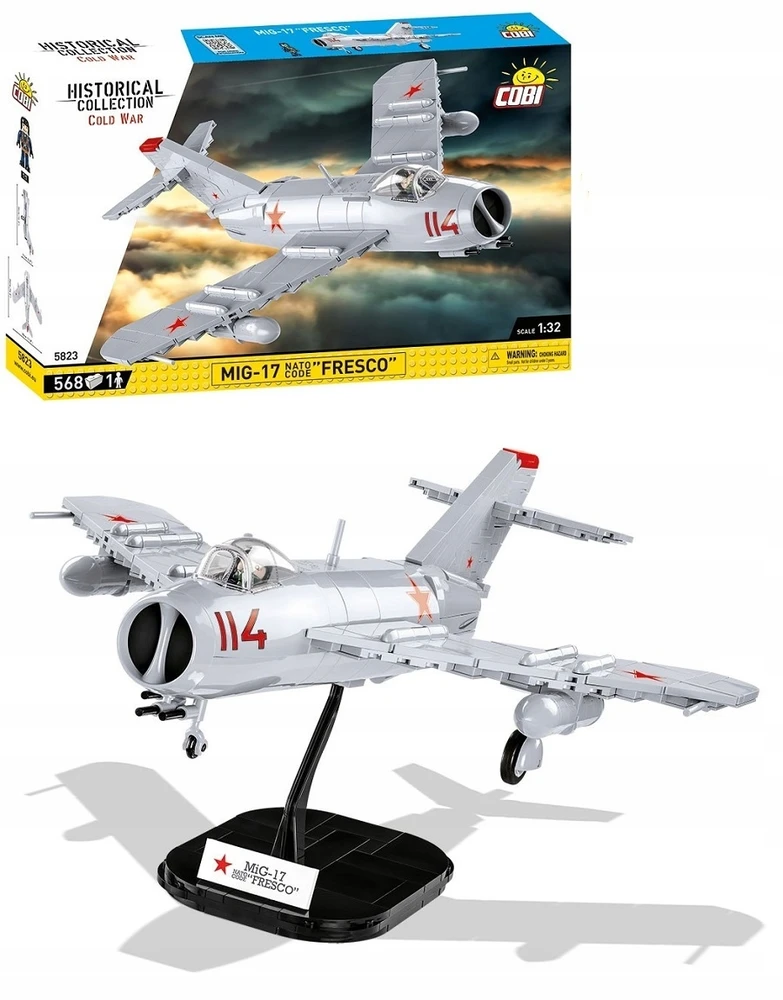 COBI MiG-17 Fresco NATO konstruktorius, 1:32, 568 detalių