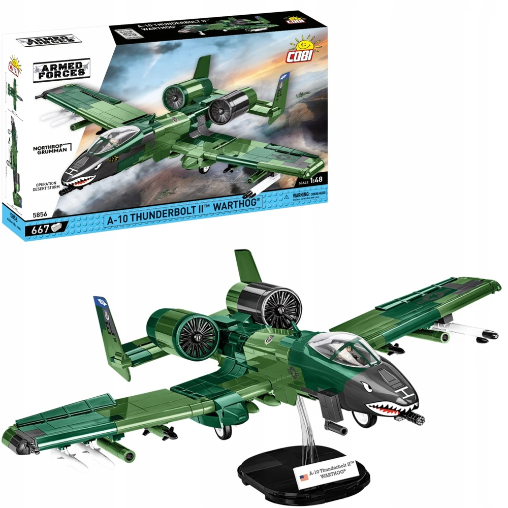 COBI-5856 blokuoja A10 Thunderbolt II lėktuvo vertę. 667