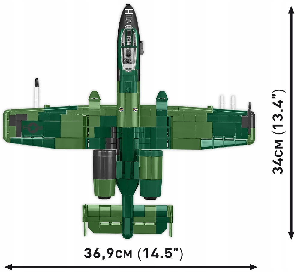 COBI-5856 blokuoja A10 Thunderbolt II lėktuvo vertę. 667