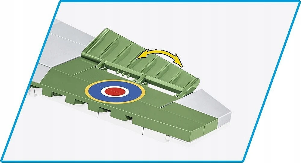 Cobi 5865 britų supermarinas Spitfire Mk. XVI