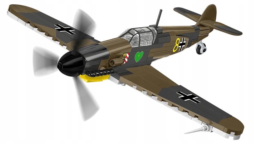 COBI 5873 BLOKAI Messerschmitt Bf-109F lėktuvas vokiečių naikintuvas