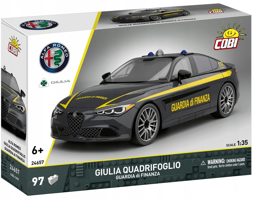 Cobi Alfa Romeo Giulia Quadrifoglio Gwardia Finansowa