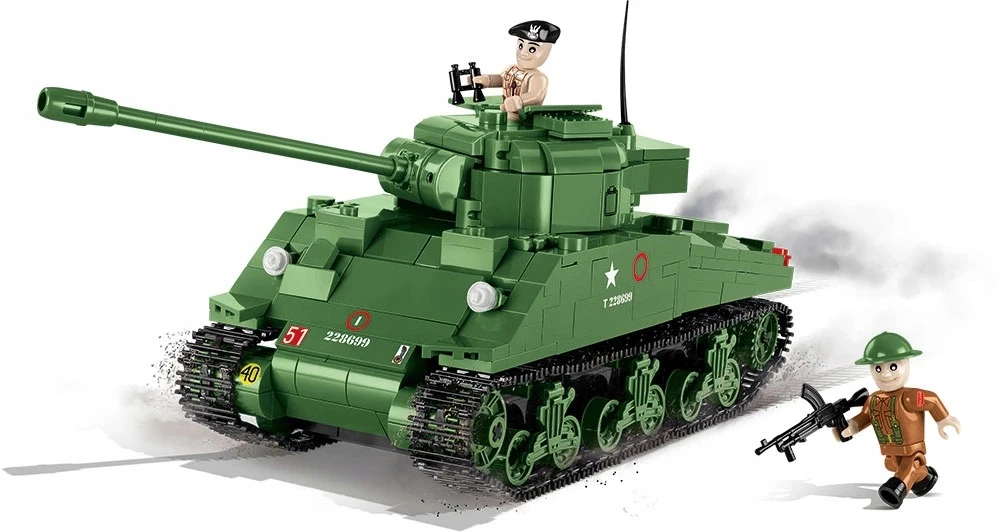 COBI ARMY 2515 SHERMANN FIREFLY 500 KLASĖS TANKAS.