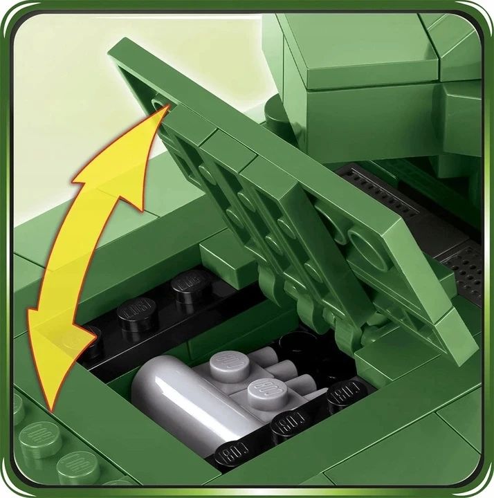 COBI ARMY 2515 SHERMANN FIREFLY 500 KLASĖS TANKAS.
