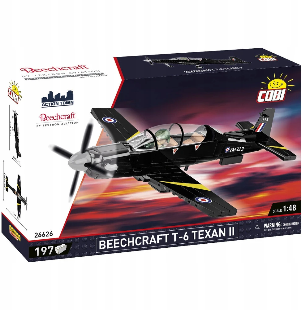 Cobi Beech T-6 Texan Ii klocki konstrukcyjne 197 el.