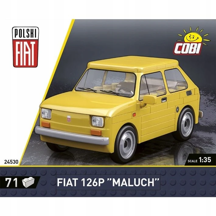 COBI BLOCKS 24530 LENKIJA automobilis FIAT 126P "MALUCH" Youngtimer 71 El.