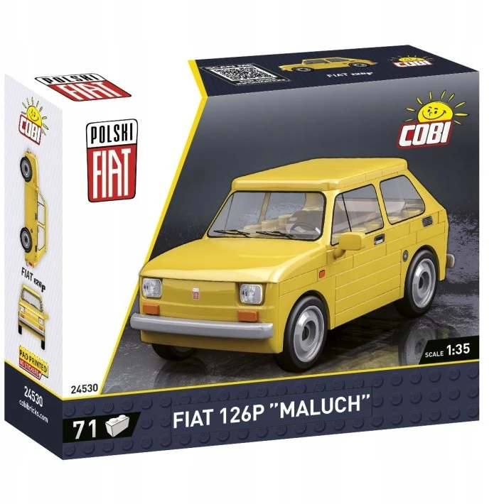 COBI BLOCKS 24530 LENKIJA automobilis FIAT 126P "MALUCH" Youngtimer 71 El.