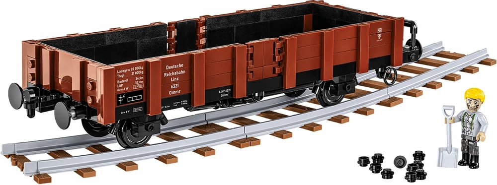 COBI BLOCKS 6285 WAGON GUTERWAGEN OMMR 32 LINZ