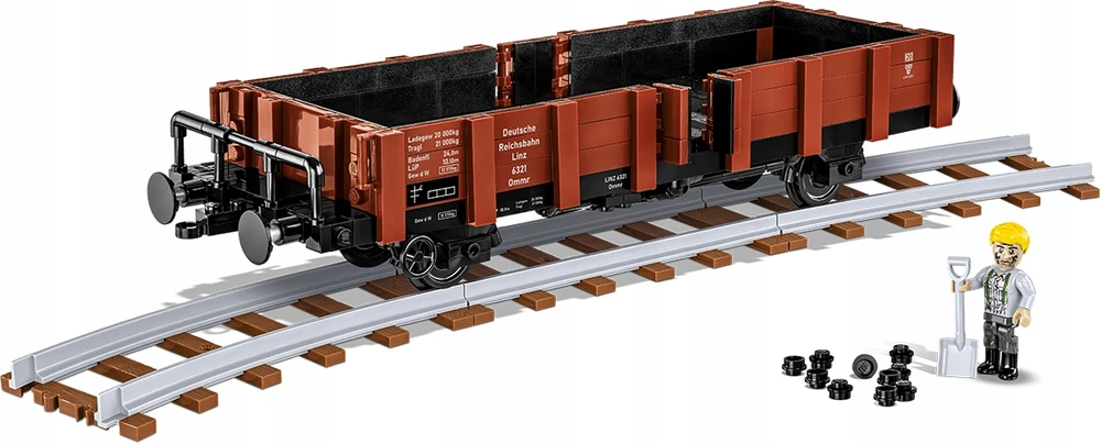 COBI BLOCKS 6285 WAGON GUTERWAGEN OMMR 32 LINZ