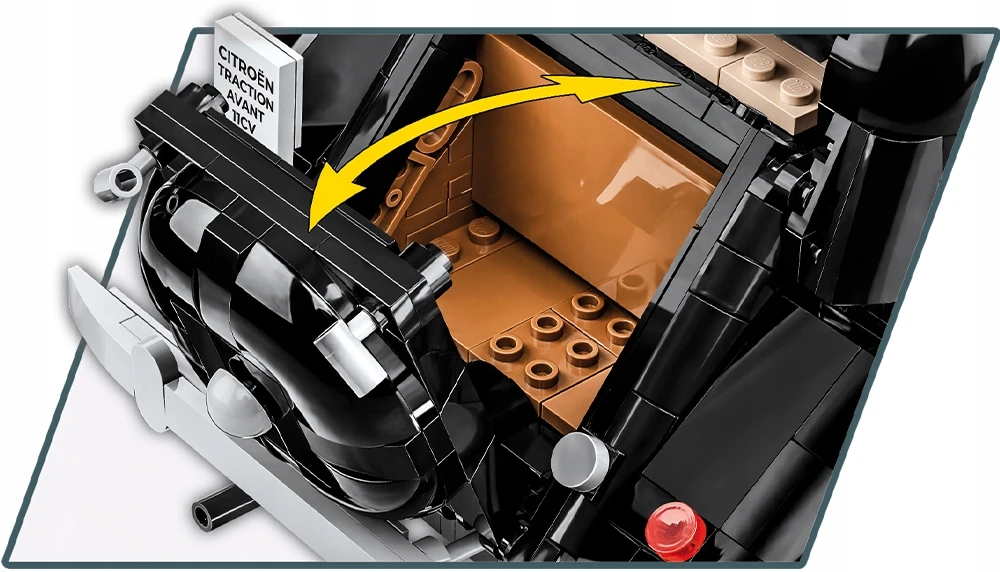 Cobi 24337 lengvasis automobilis Citroen Traction Avant 11CV 1938 1900