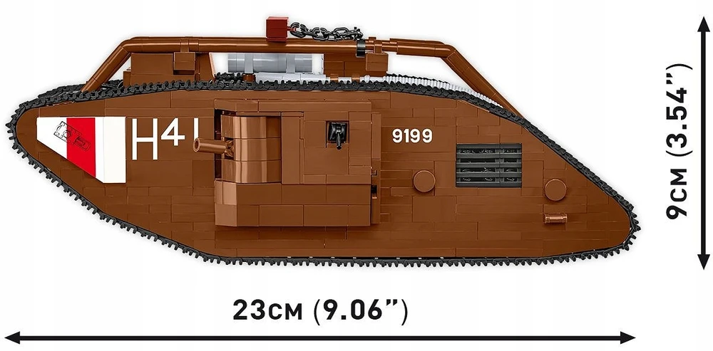 COBI Mark V „Male“ tanko konstruktorius, 1:35, 844 detalės