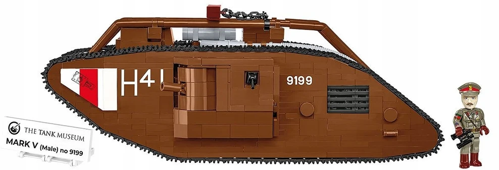 COBI Mark V „Male“ tanko konstruktorius, 1:35, 844 detalės