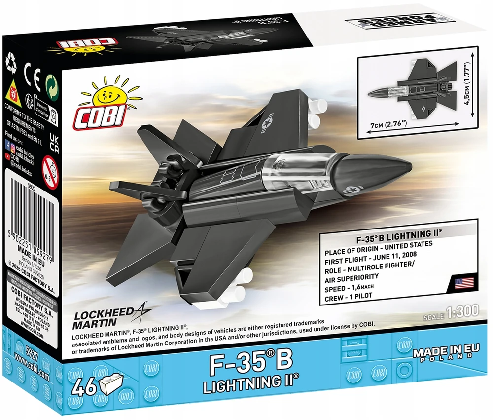 COBI Kaladėlės 5927 F-35B Lightninig II