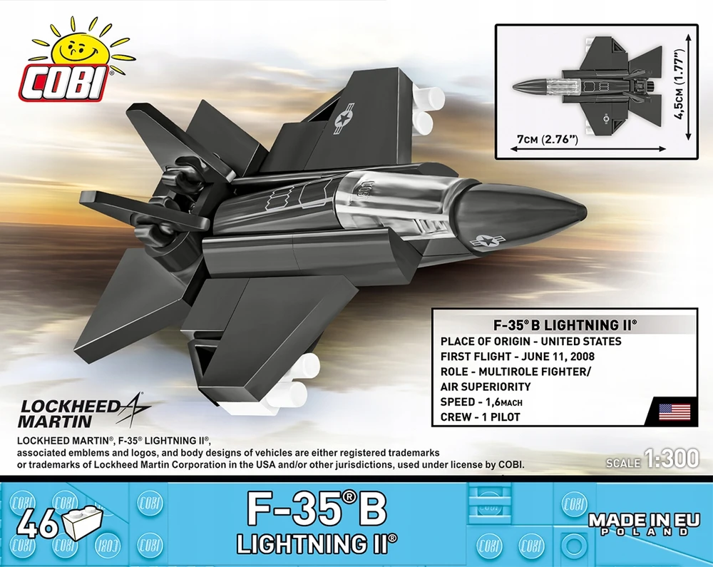 COBI Kaladėlės 5927 F-35B Lightninig II