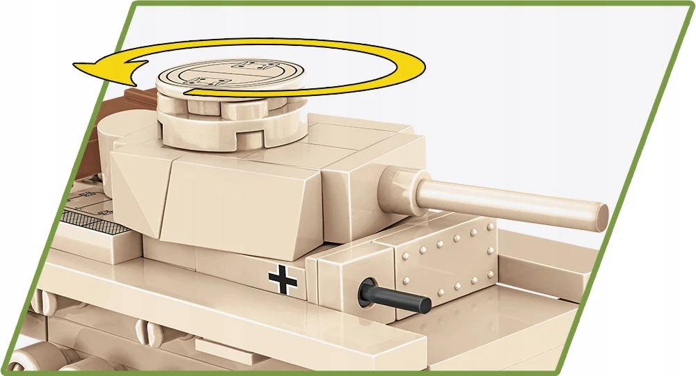 Cobi Karinis konstruktorius Panzer III Ausf. L, 82 dalys