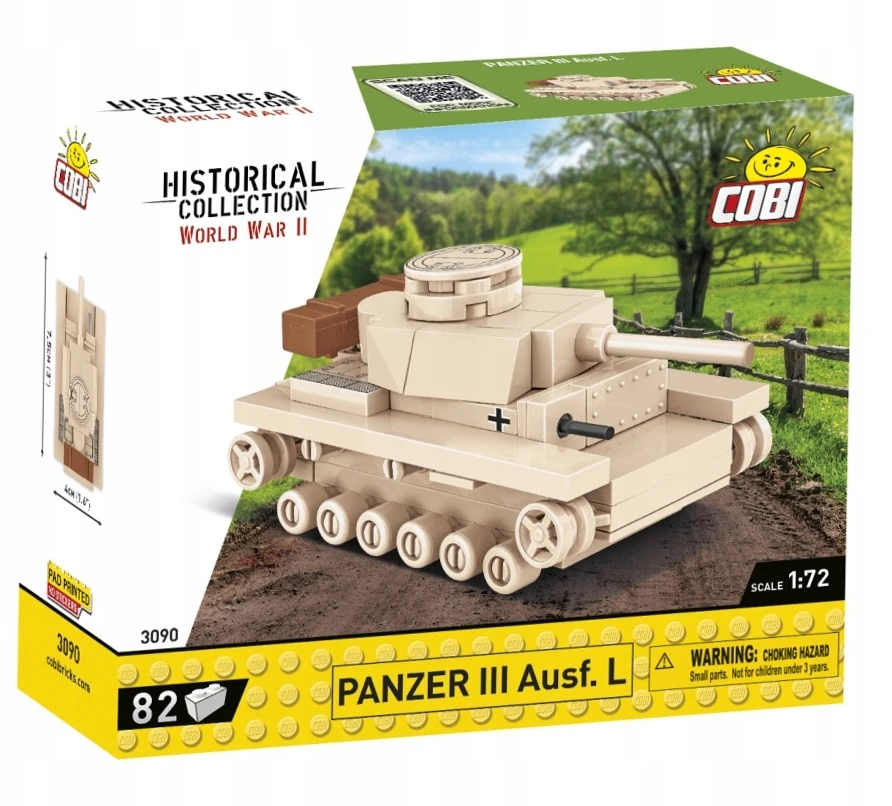 Cobi Karinis konstruktorius Panzer III Ausf. L, 82 dalys