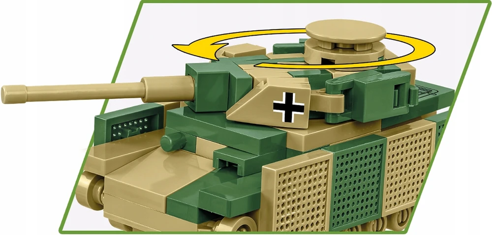 Cobi Karinis konstruktorius Panzer IV Ausf. J, 128 dalys, žalia/ruda