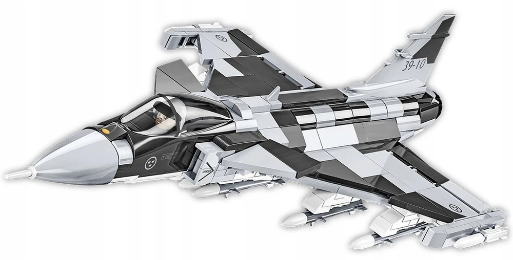 Cobi Konstruktorius karinis lėktuvas Saab Jas 39 Gripen E, 480 detalių